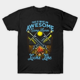 Cute This Is What An Awesome Camp Nurse Looks Like T-Shirt